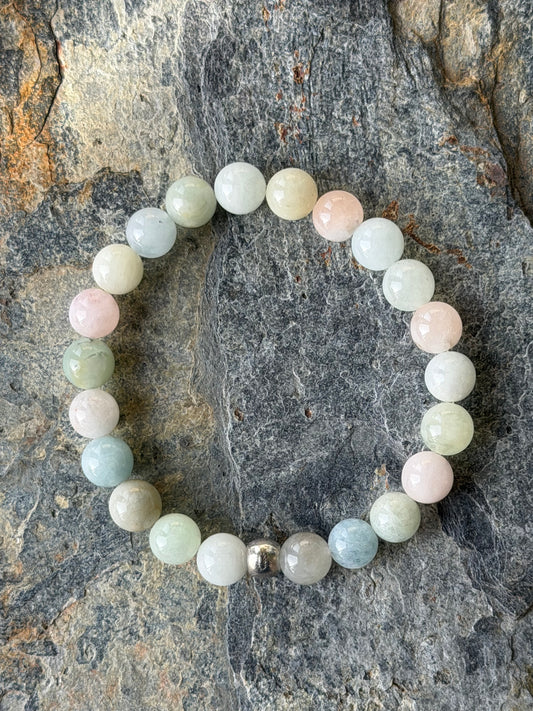 Parure Morganite Naturelle