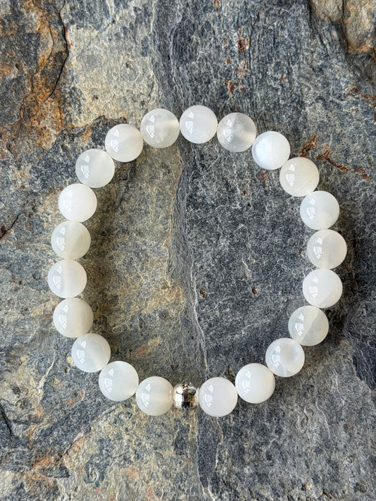 Parure de Pierres de Lune Naturelles