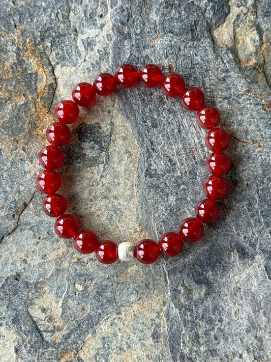 Parure Cornaline Rouge