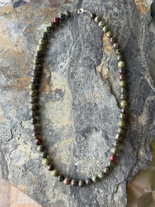 Parure Jaspe Sang de Dragon