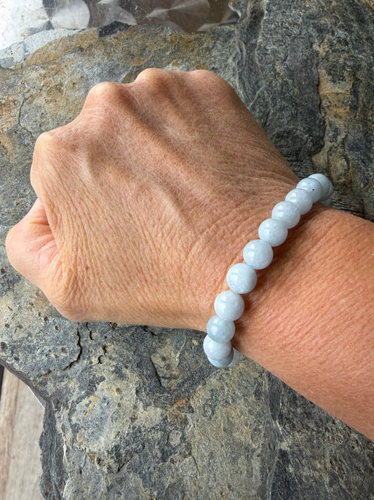 Bracelet Aigue-Marine Naturelle