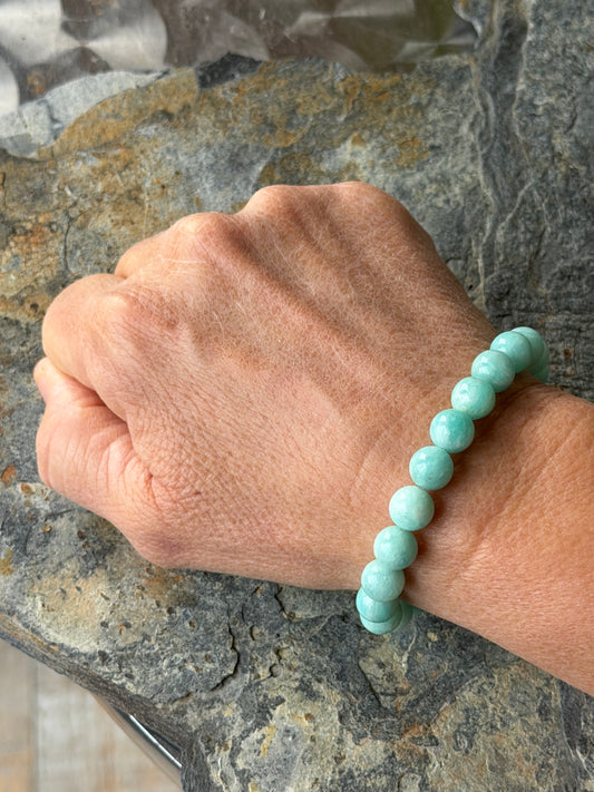 Bracelet Amazonite Bleue