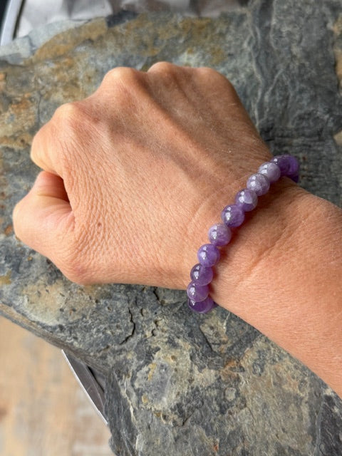 Bracelet Améthyste brillante
