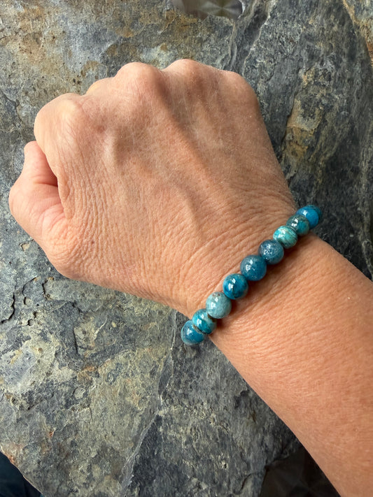 Bracelet Apatite Naturelle