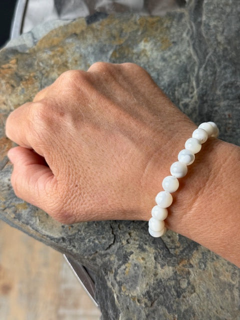 Bracelet Nacre Blanc