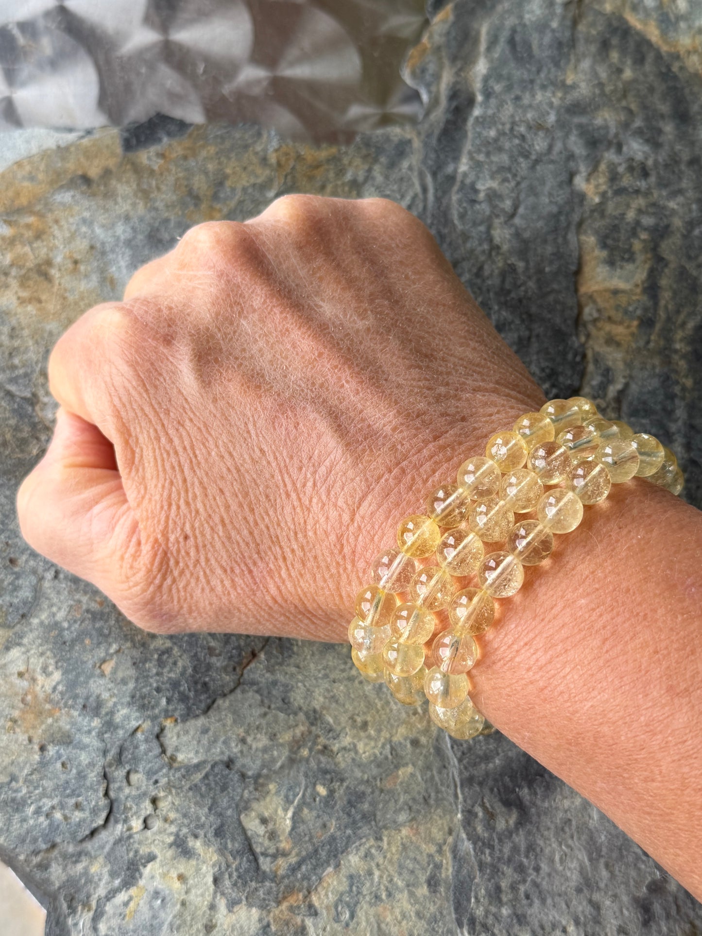 Parure Pierres Naturelles Citrine