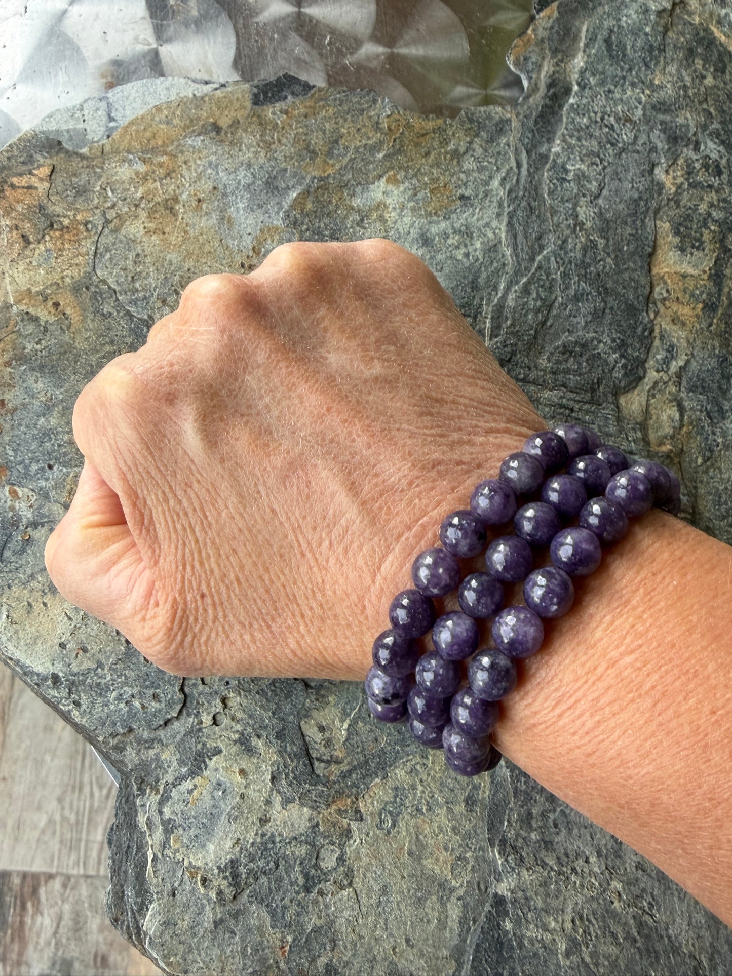 Bracelet Lépidolite Naturelle