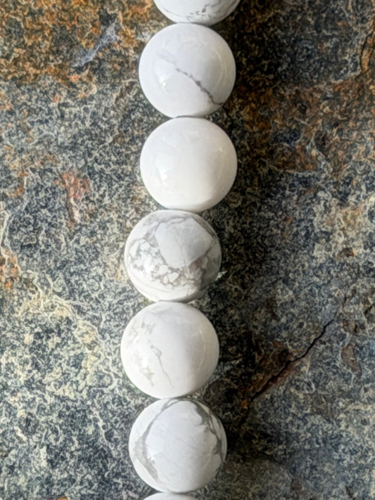 Collier Howlite Naturelle