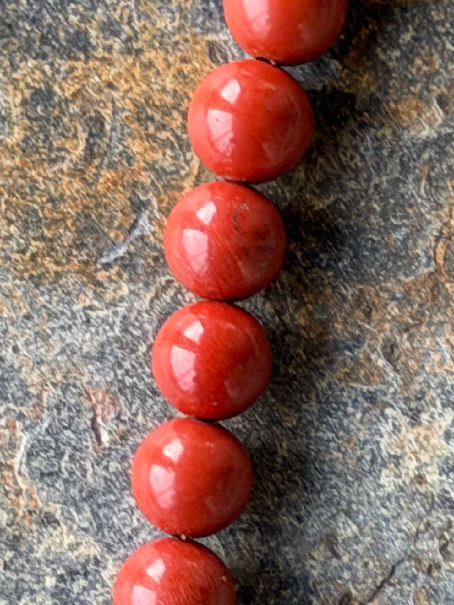 Collier Jaspe Rouge