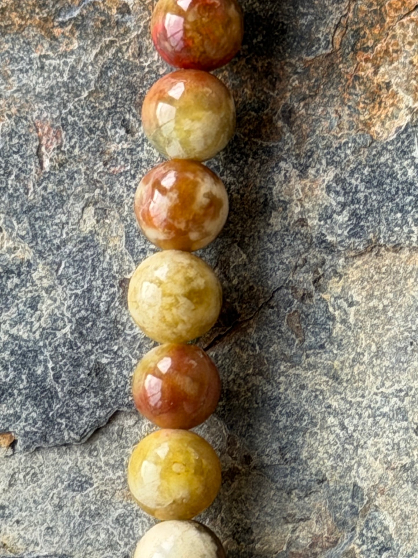 Collier Pierres Naturelles de Serpentine