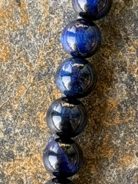 Collier Œil de Tigre Bleu