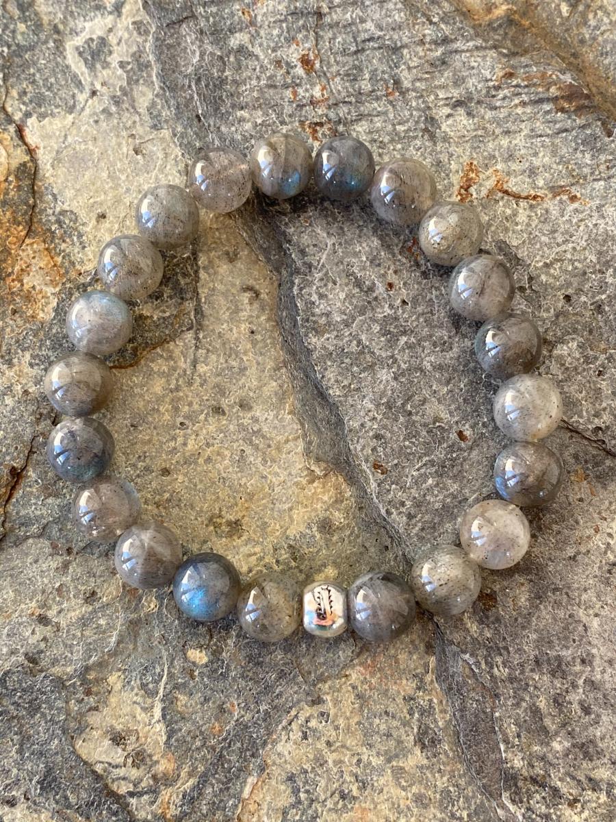 Bracelet Labradorite Claire, Pierre Naturelle