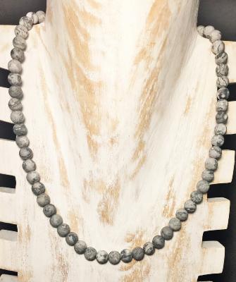 Collier Marbre Gris