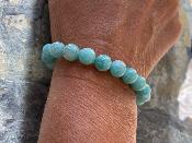 Bracelet Amazonite Bleue 