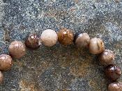 Bracelet Agate Fossile