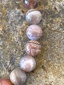Collier Agate du Botswana