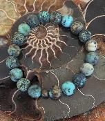 Bracelet Turquoise D'Afrique 10 mm