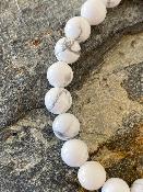 Collier Howlite Naturelle