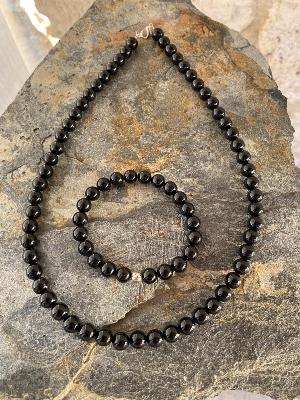 Parure Tourmaline Noire Naturelle