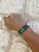 Bracelet Jade Cordon cuir