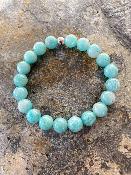 Bracelet Amazonite Bleue 