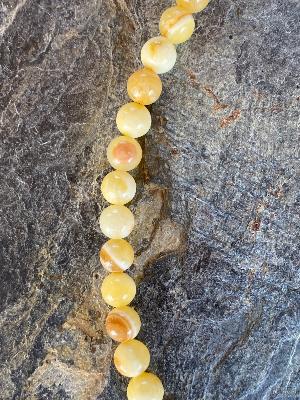 Collier Jade jaune