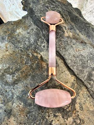 Rouleau de massage Quartz Rose
