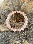 Parure Pierres Naturelles Quartz Rose