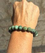 Bracelet Turquoise D'Afrique 10 mm