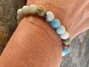 Bracelet Amazonite naturelle