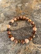 Parure Agates Fossile