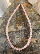 Parure Pierres Naturelles Quartz Rose