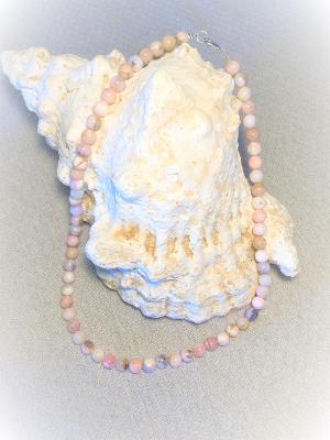 Collier Opale Rose