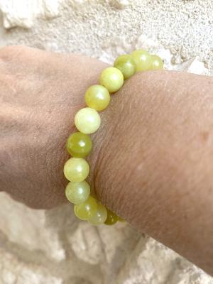 Bracelet Jade Citron