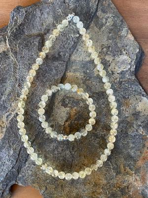 Parure Pierres Naturelles Citrine