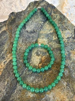 Parure Aventurine Verte Naturelle