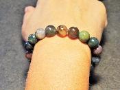 Bracelet Agates Indienne 10 MM