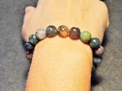 Bracelet Agates Indienne 10 MM