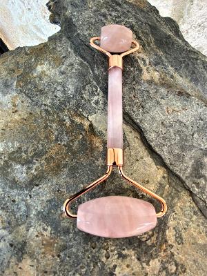 Rouleau de massage Quartz Rose