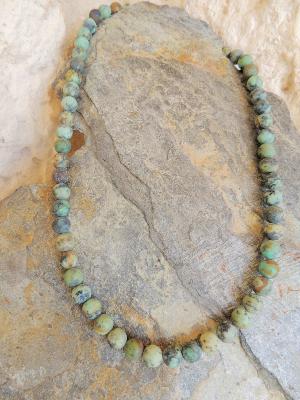 Collier Turquoise d'Afrique Naturelle