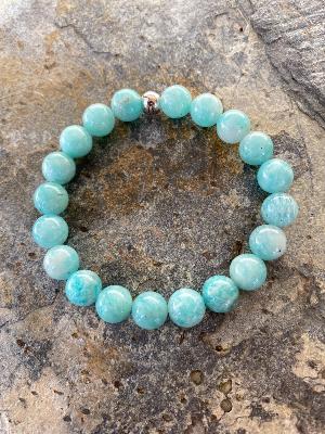 Bracelet Amazonite Bleue 