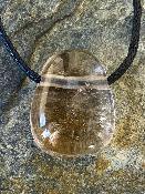 Collier Cordon Quartz Fumé