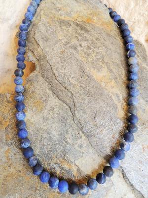 Collier Pierres Naturelles de Sodalite