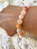 Bracelet aventurine Rose