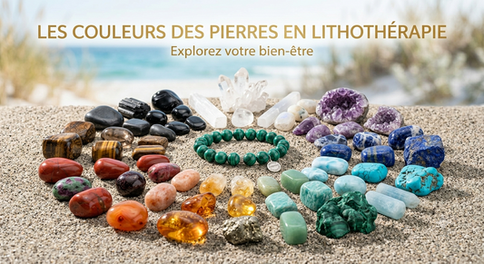 Les couleurs des pierres en lithothérapie
