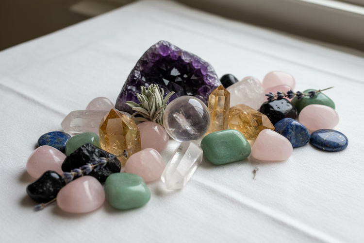 Pendentifs et Pierres brute Naturelles
