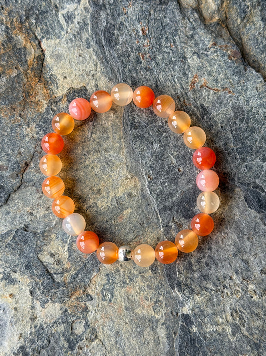 Bracelet Cornaline Naturelle