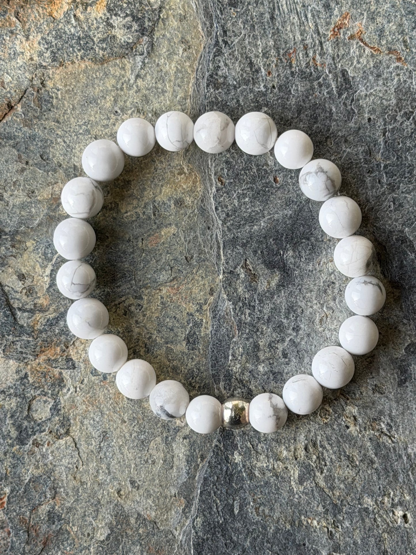 Bracelet Howlite Naturelle