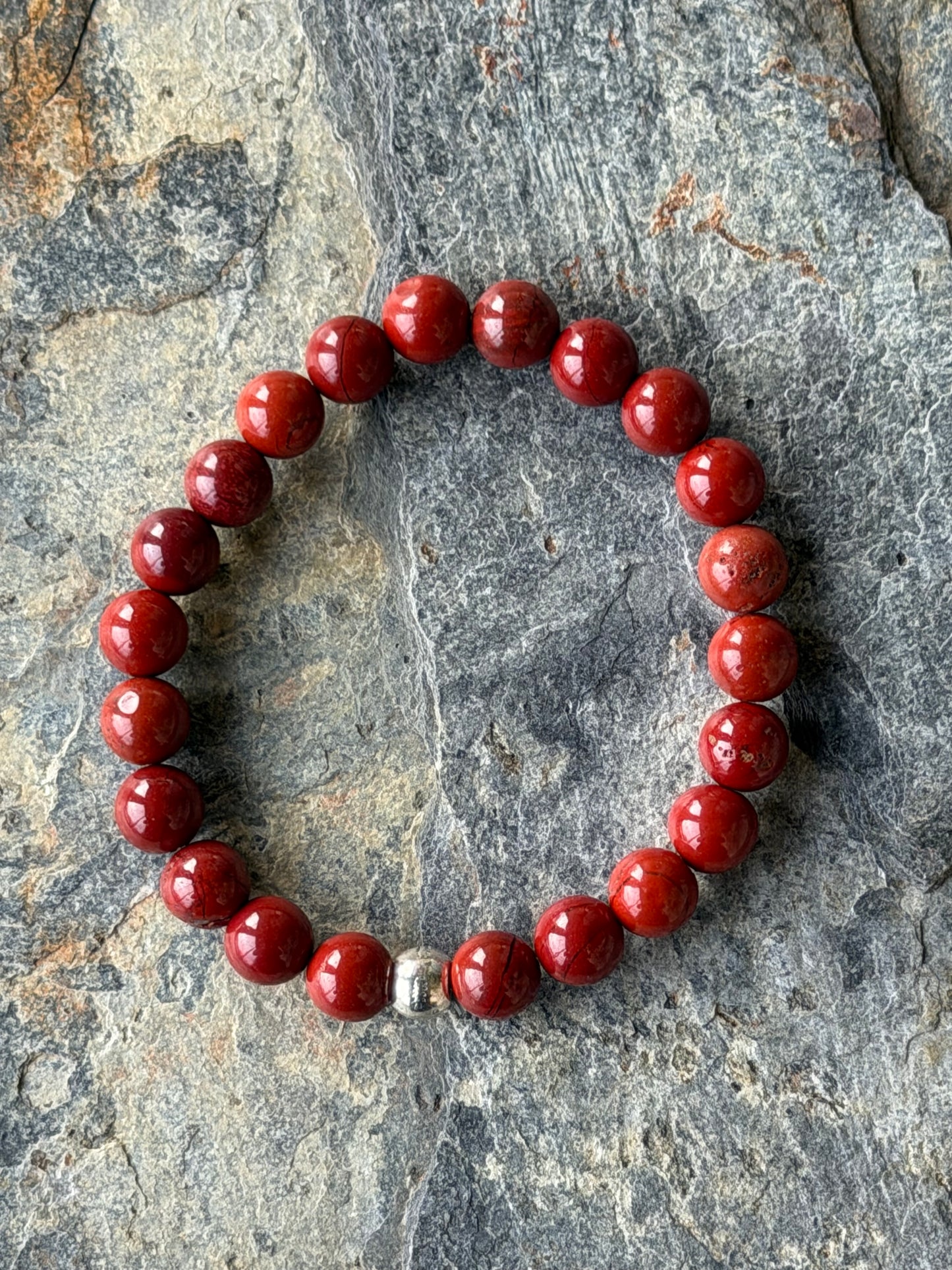 Bracelet Jaspe Rouge