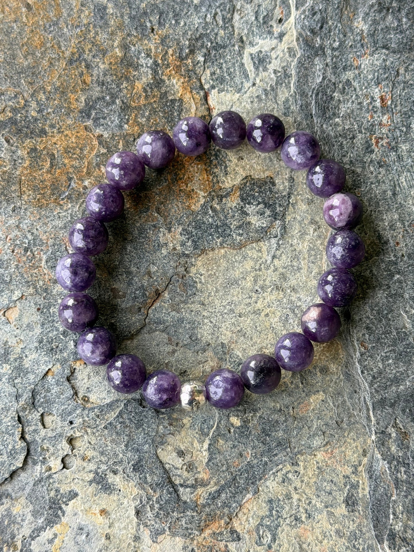 Bracelet Lépidolite Naturelle